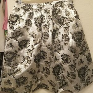 High waist flare skirt